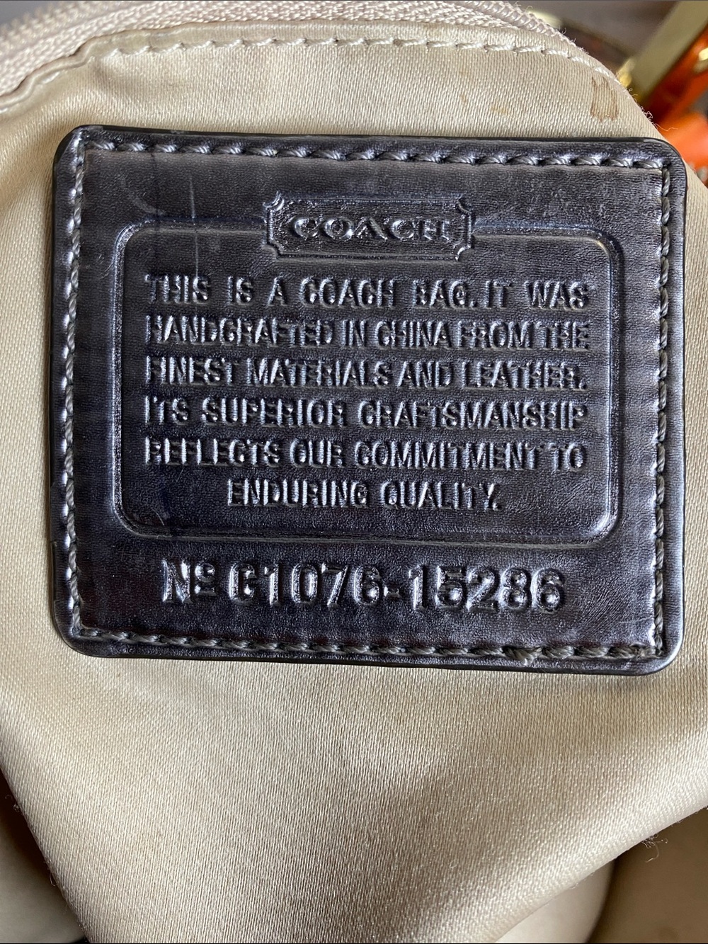 Hand Painted ‘Tiger Fur’ Full Leather Designer Bag Orange and Black - Picture 4 of 8